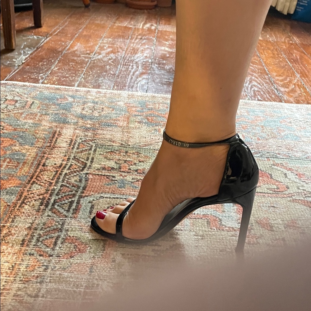 Stuart Weitzman Black Patent Heels